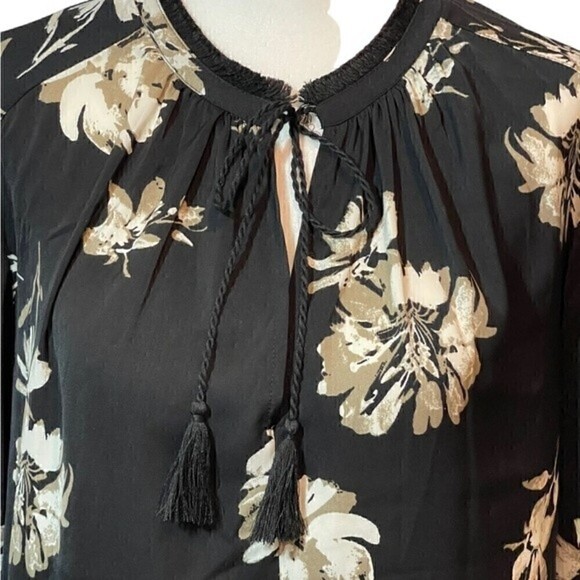 NWT Lucky Brand Floral Peasant Top - Size 1X - Picture 6 of 14